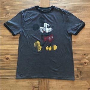 Charcoal gray Mickey Mouse graphic t-shirt, Sz. S